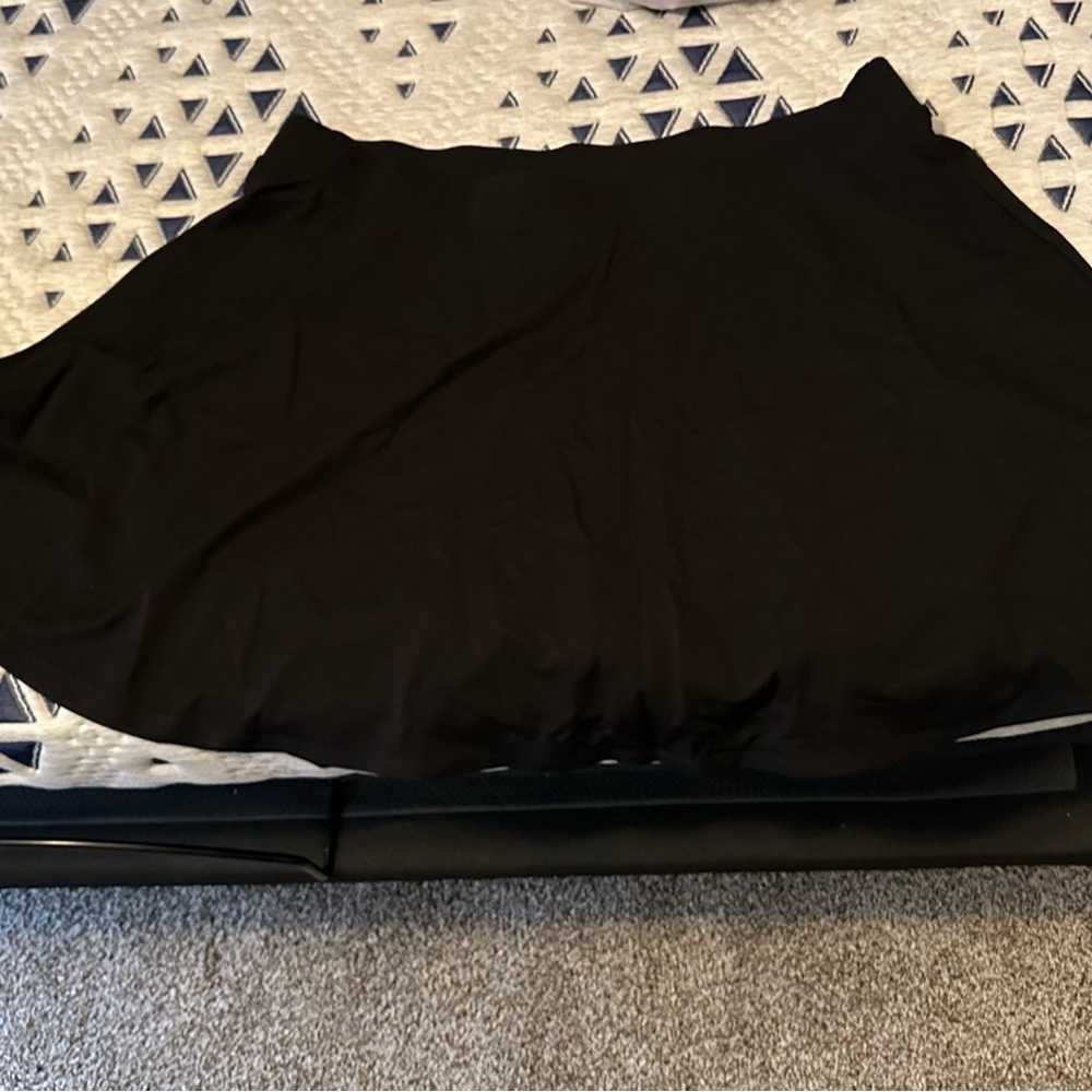Torrid Elegant Black Mini Skort (with shorts)